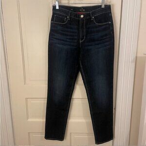 White House Black Market The Slim High-Rise Jeans Size 8 Dark Wash